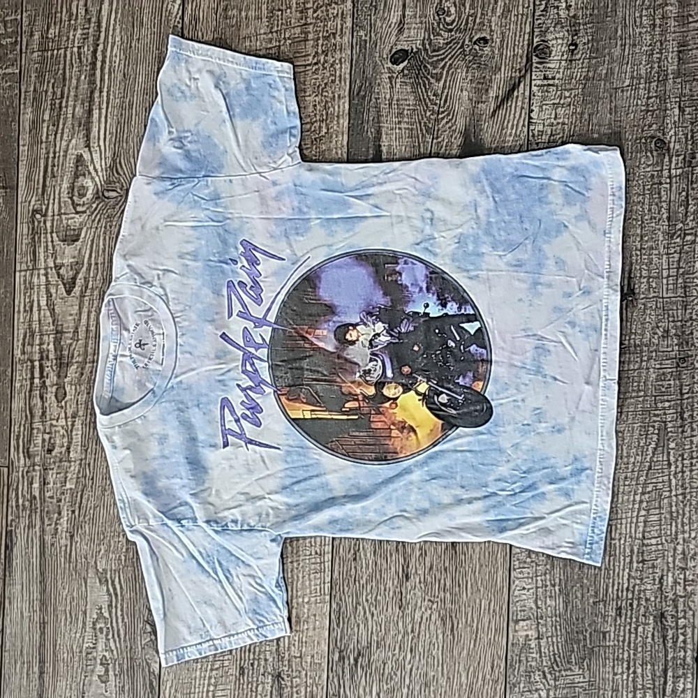 The Pirnce Estate Tie Dye Purple Rain T Shirt